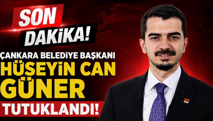 Çankaya Belediye Başkanı Hüseyin Can Güner Tutuklandı!